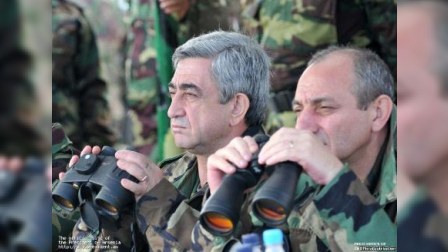 Erməni prezident Şuşaya gəlib