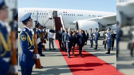 Fransa Prezidenti Azərbaycanda rəsmi səfərdədir