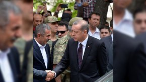 Ərdoğan faciə baş verən əraziyə gedib