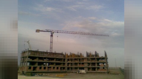 Yeni “Jurnalist Evi”nin dörd mərtəbəsi qaldırılıb - FOTOLAR 