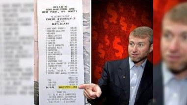 Rusiyalı milyonçunun nahara ödədiyi rekord məbləğ – 47 min dollar