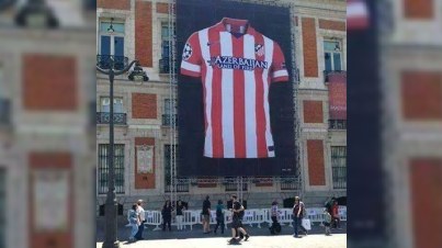 “Atletiko” finalöncəsi Madriddə Azərbaycanı tanıdır - FOTO