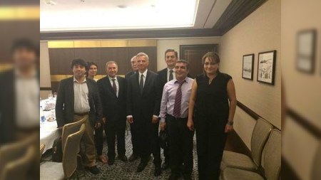 İsveçrə prezidenti Azərbaycan müxalifəti ilə görüşüb - FOTO