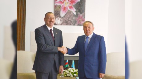 İlham Əliyevdən  Nazarbayevə TƏŞƏKKÜR - FOTOLAR 