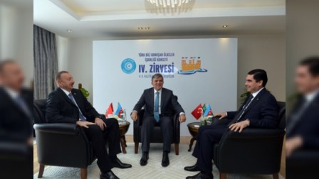 Üç türk dövlət başçısı bir arada - FOTO
