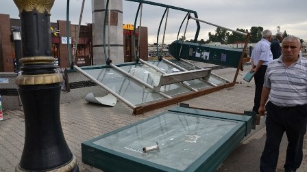 Gəncədə təbii fəlakət sonrası - hazırda vəziyyət necədir? - FOTOLAR