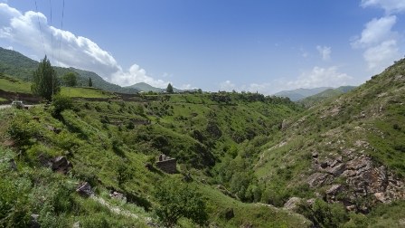 Ermənilər Kəlbəcərdə su xətti çəkirlər - FOTOLAR