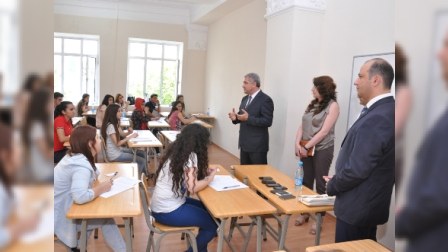 ADU-da yay imtahan sessiyasının gedişi yoxlanıldı - FOTOLAR