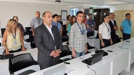 Ankarada jurnalistlər Azərbaycanın Dövlət Himnini səsləndirdilər - FOTO