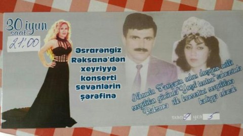 Rəksanə İlhamla Fərizənin ailəsini konsertə dəvət etdi