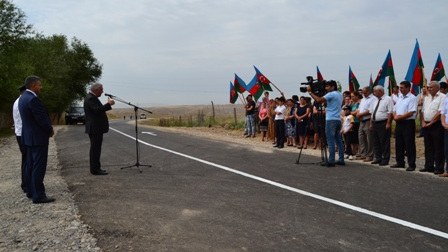 Füzulidə daha bir yol istifadəyə verildi	