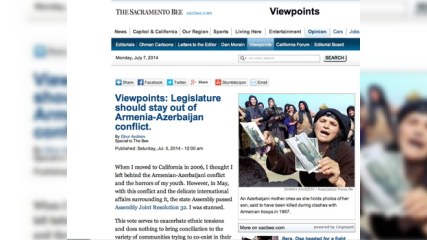 Kaliforniya mediası işğalçı erməniləri “vurdu”