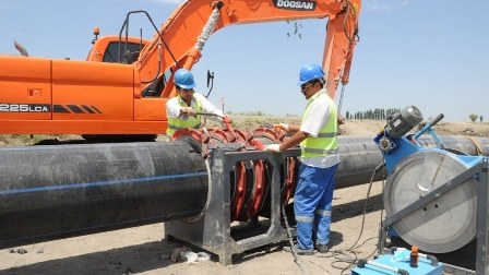 "Azərsu” yeni magistral su kəmərinin tikintisi haqda məlumat yaydı 