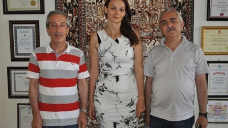 Deputat Türkməneli Kültür Mərkəzinin rəhbəri ilə İraq türkmənlərindən danışıb - FOTO