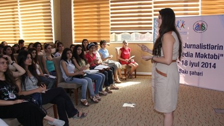 “Gənc Jurnalistlərin Yeni Media Məktəbi”  başa çatdı 