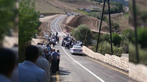 Prezident xalq şairinin kəndinə yol çəkdirdi - FOTO 