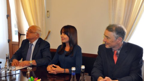 Oksford Universitetinin alimləri Nazirlər Kabinetində - FOTOLAR