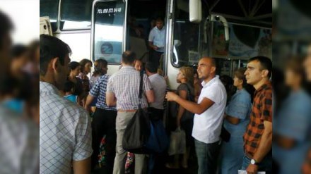 Avtovağzaldan Qərb və Cənub rayonlarına gedən avtobuslarda basabas yaranıb