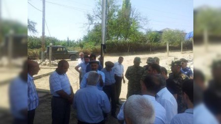 Jurnalistlər şəhidin hüzr mərasimində iştirak edib