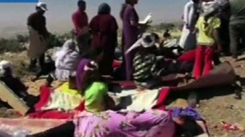 500 yezidi kürdü diri-diri basdırıldı