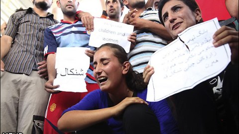 Yezidi-kürdlərin məcburi köçü - FOTOLAR 