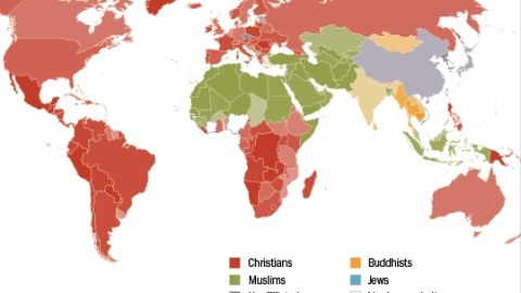Dünyanın dini xəritəsi: Xristianlar, müsəlmanlar, yəhudilər - Kim daha qocadır? - STATİSTİKA