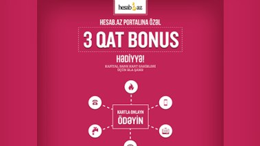 Kapital Bank müştəriləri üçqat bonus qazanacaq