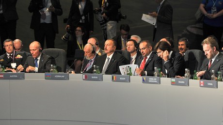 İlham Əliyev NATO-nun sammitində erməni işğalından danışıb