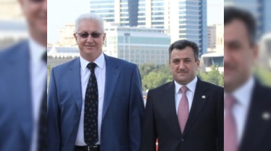 Nərimanovun icra başçısı Həştərxanın vitse-qubernatoru ilə görüşüb - FOTO