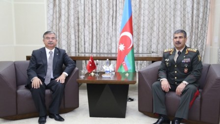 Zakir Həsənov Türkiyənin Milli Müdafiə naziri ilə görüşüb -  FOTO