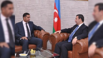Rektor səfirə ADU-dakı yeniliklərdən danışdı
