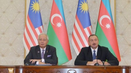 İlham Əliyev və Malayziyanın baş naziri mətbuata birgə bəyanatla çıxış etdilər 