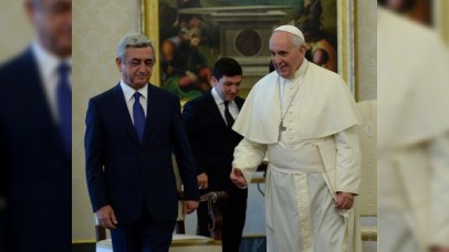 Papa Sərkisyanın “erməni soyqırımı” ilə bağlı təklifini qəbul etdi