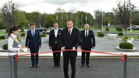 Prezident İsmayıllı və Qəbələdə oldu 