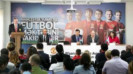 AFFA və Bakcell şirkəti Mançester Yunayted Futbol Məktəbini təqdim etdi - FOTOLAR