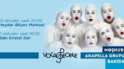 Məşhur “Voca People” qrupu Bakıda - VİDEO