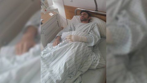 Almaniyada özünü yandıran azərbaycanlı gənc əməliyyat olunacaq - FOTOLAR
