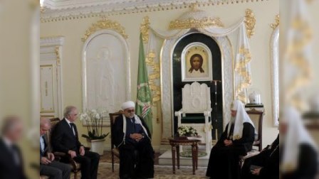 Allahşükür Paşazadə Rus pravoslav kilsəsinin mükafatına layiq görülüb