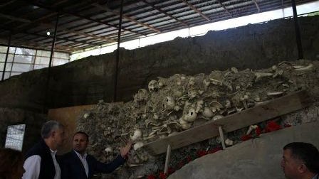 Almaniyalı deputat Quba Soyqırım Kompleksini ziyarət edib
