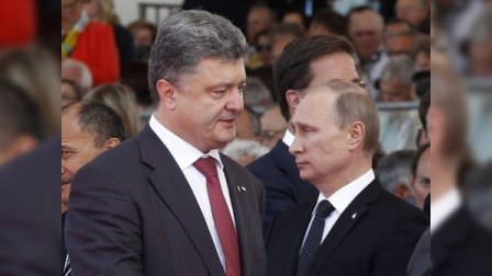 Poroşenko Putinlə Ukraynanı müzakirə etdi 