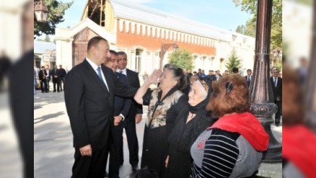 Prezident və xanımının 5-ci sinif şagirdi ilə maraqlı söhbəti – FOTOLAR 