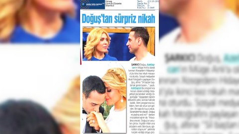 Türkiyə mediası da Xoşqədəmlə Doğuşdan yazır - FOTOLAR