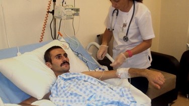 Ankarada müalicə alan yaralı hərbçimiz xəstəxanadan çıxdı