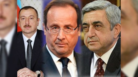 Prezidentlərin üçtərəfli formatda görüşü oldu