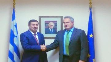 Yunanıstan səfiri Azərbaycan QHT nümayəndələrini qəbul edib - FOTO