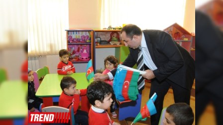 Bakının uşaq bağçalarında bayraq aksiyası – FOTO