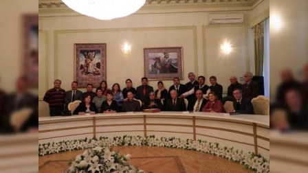 Nadir səs yazılarının müəllifi olan jurnalistin 80 yaşı keçirildi - FOTOLAR