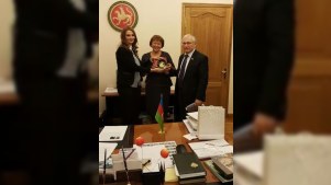 Qənirə Paşayeva Tatarıstan Dövlət Şurasında Qarabağdan danışıb - FOTO
