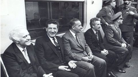 Heydər Əliyev Yerevan metrosunda - FOTO
