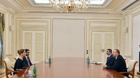 İlham Əliyev Beynəlxalq Atçılıq Federasiyasının prezidentini qəbul edib